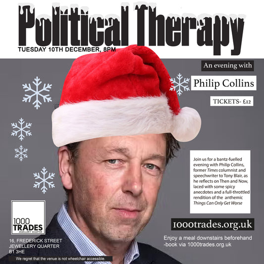 Political Therapy: Christmas Special with Philip Collins Tues 10 December 8pm